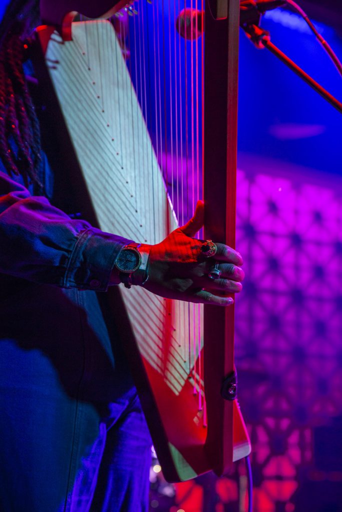 Mirah and company performing at Brooklyn Made NYC for Hearts & Minds & Crooked Beats album release. Photo by Leyda Luz.