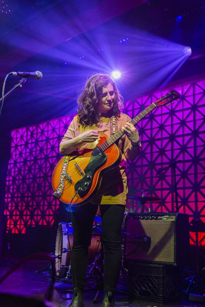 Mirah and company performing at Brooklyn Made NYC for Hearts & Minds & Crooked Beats album release. Photo by Leyda Luz.