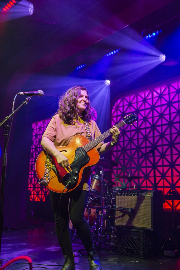 Mirah and company performing at Brooklyn Made NYC for Hearts & Minds & Crooked Beats album release. Photo by Leyda Luz.