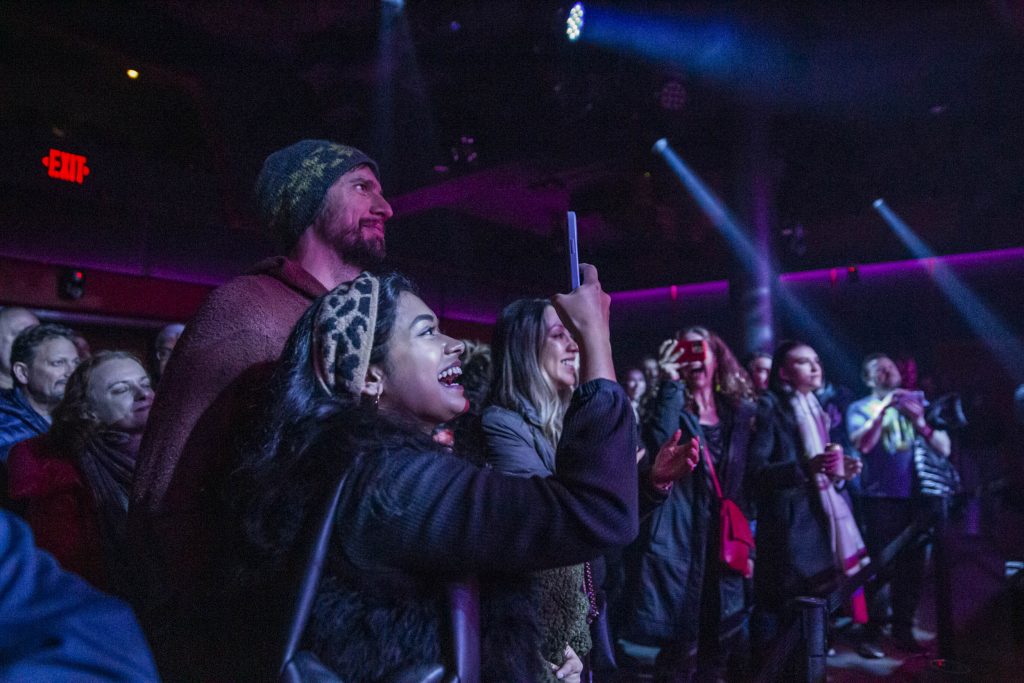Mirah and company performing at Brooklyn Made NYC for Hearts & Minds & Crooked Beats album release. Photo by Leyda Luz.