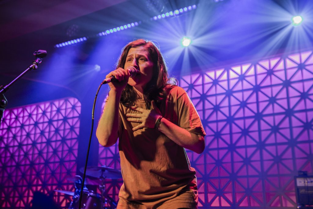 Mirah and company performing at Brooklyn Made NYC for Hearts & Minds & Crooked Beats album release. Photo by Leyda Luz.