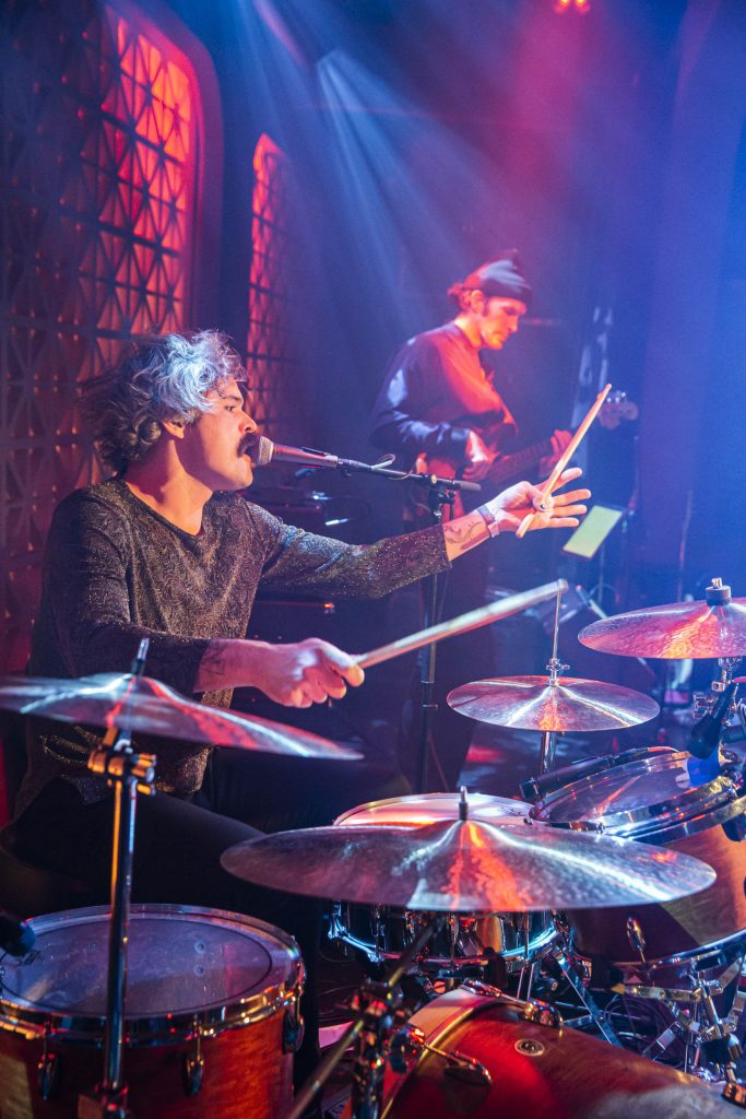 Seán Barna and company performing at Brooklyn Made NYC for Hearts & Minds & Crooked Beats album release. Photography by Leyda Luz.