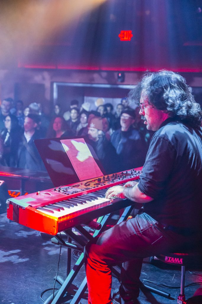 Seán Barna and company performing at Brooklyn Made NYC for Hearts & Minds & Crooked Beats album release. Photography by Leyda Luz.