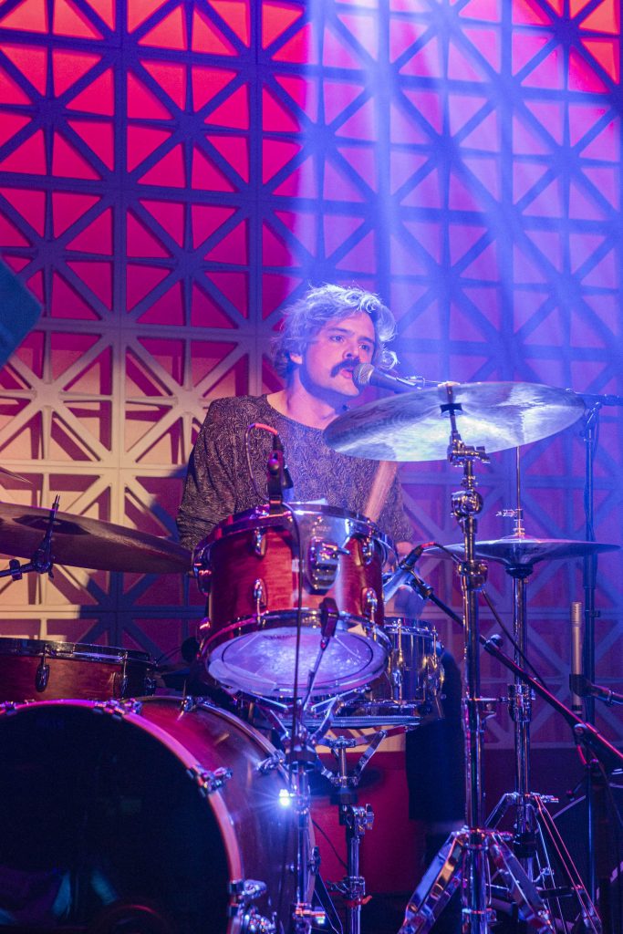 Seán Barna and company performing at Brooklyn Made NYC for Hearts & Minds & Crooked Beats album release. Photography by Leyda Luz.