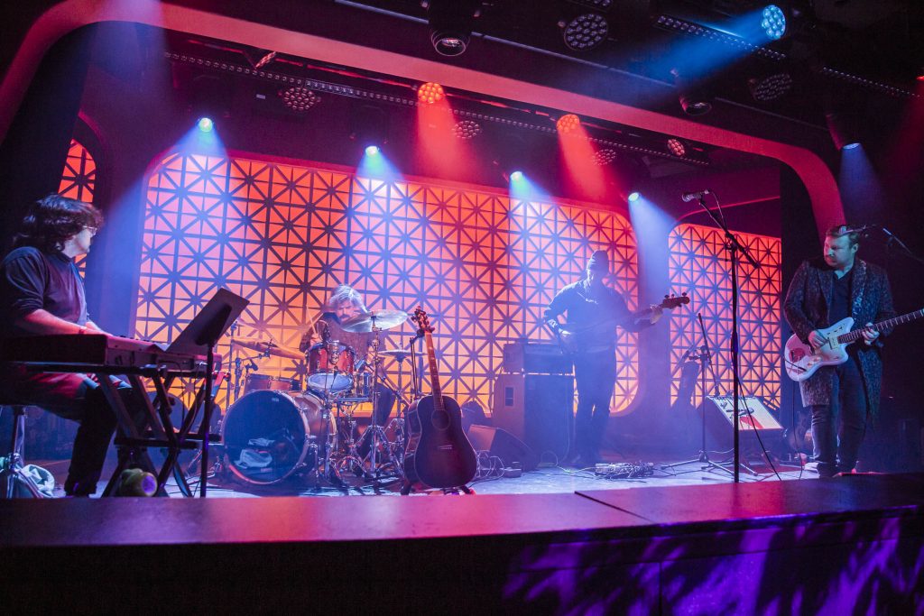 Seán Barna and company performing at Brooklyn Made NYC for Hearts & Minds & Crooked Beats album release. Photography by Leyda Luz.