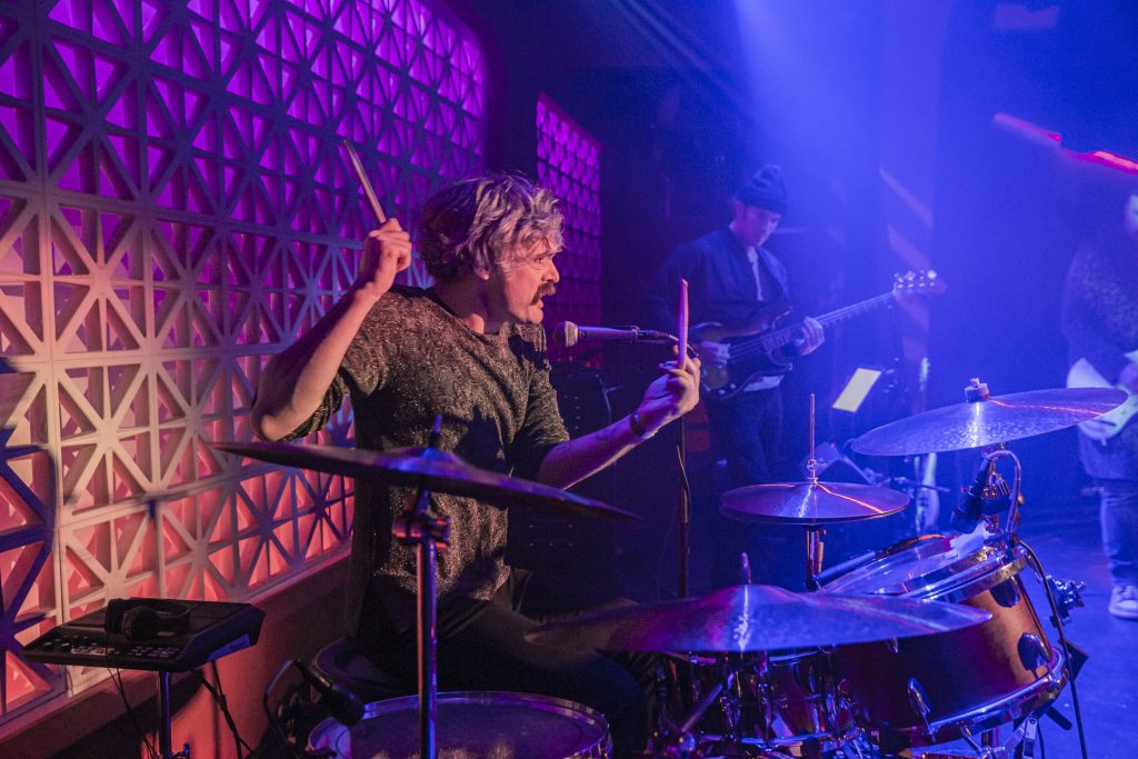 Seán Barna and company performing at Brooklyn Made NYC for Hearts & Minds & Crooked Beats album release. Photography by Leyda Luz.